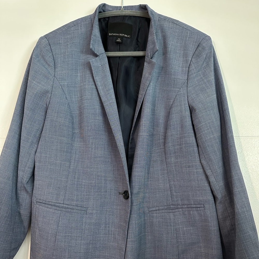 Banana Republic Blazer Suit Jacket versatile collar as 12